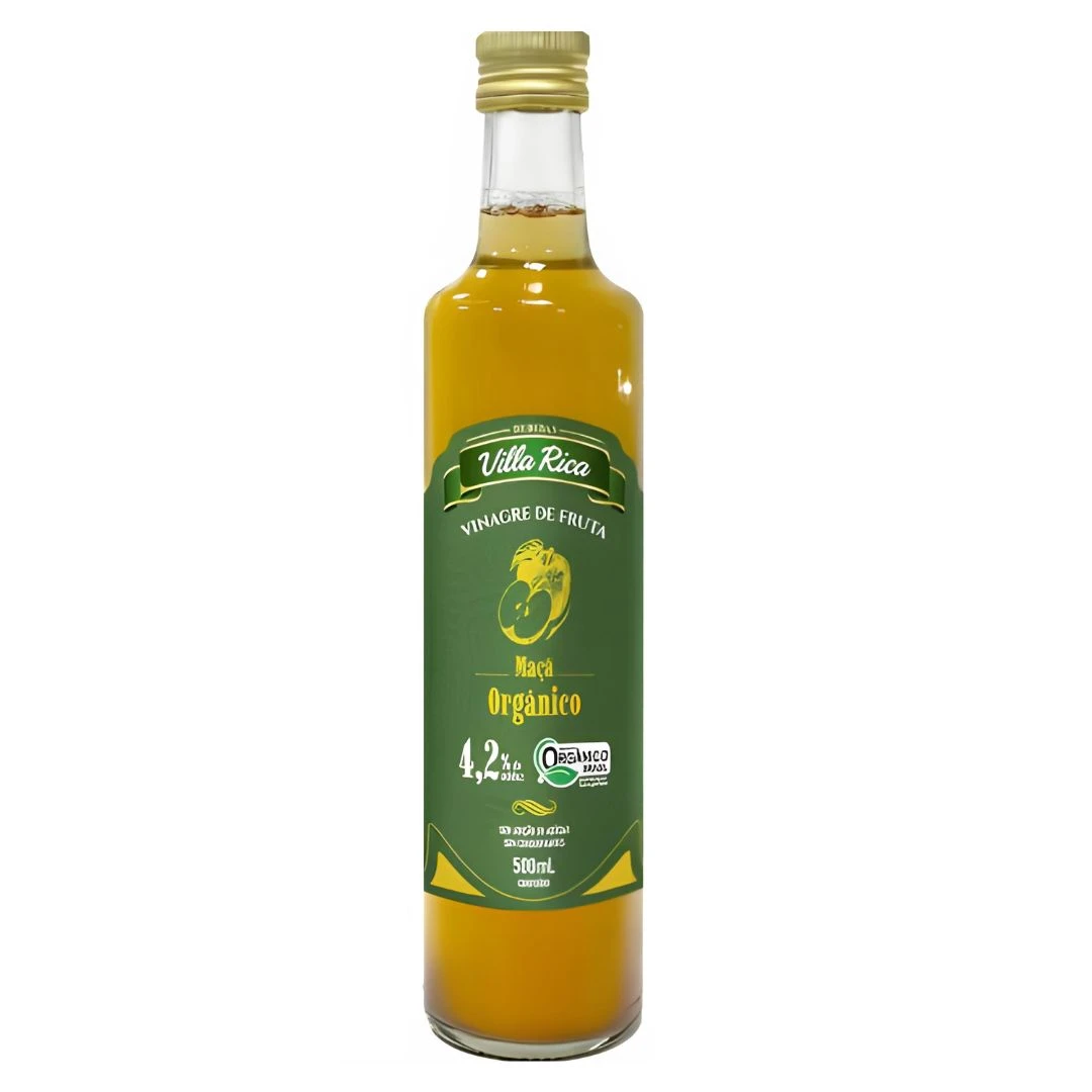 VINAGRE ORGANICO DE MACA VILLA RICA 500ML