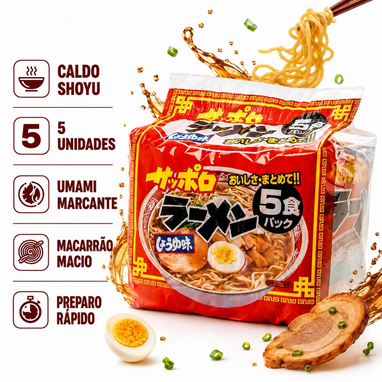 LAMEN INST SUNAOSHI SAPPORO SHOYU 400G 5UN JAPAO