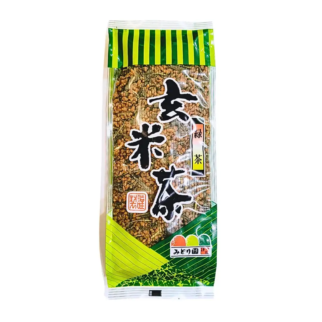 CHA VERDE GUENMAICHA MIDORIEN COM ARROZ TORRADO 150G JAPAO