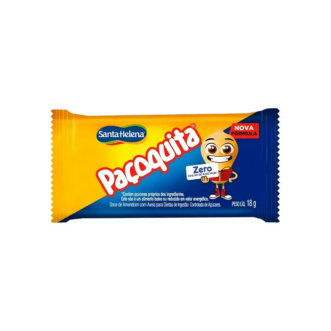 PACOQUITA SANTA HELENA ZERO ACUCAR 18G