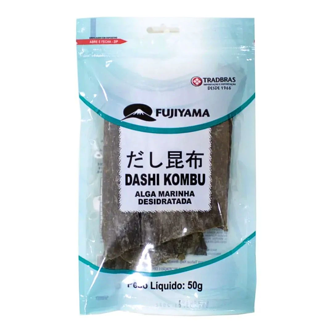 DASHI KOMBU FUJIYAMA ALGA MARINHA DESIDRATADA 50G CHINA