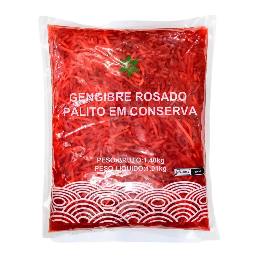 BENI SHOGA TAICHI GENGIBRE CONSERVA PALITO VERMELHO 1KG CHIN