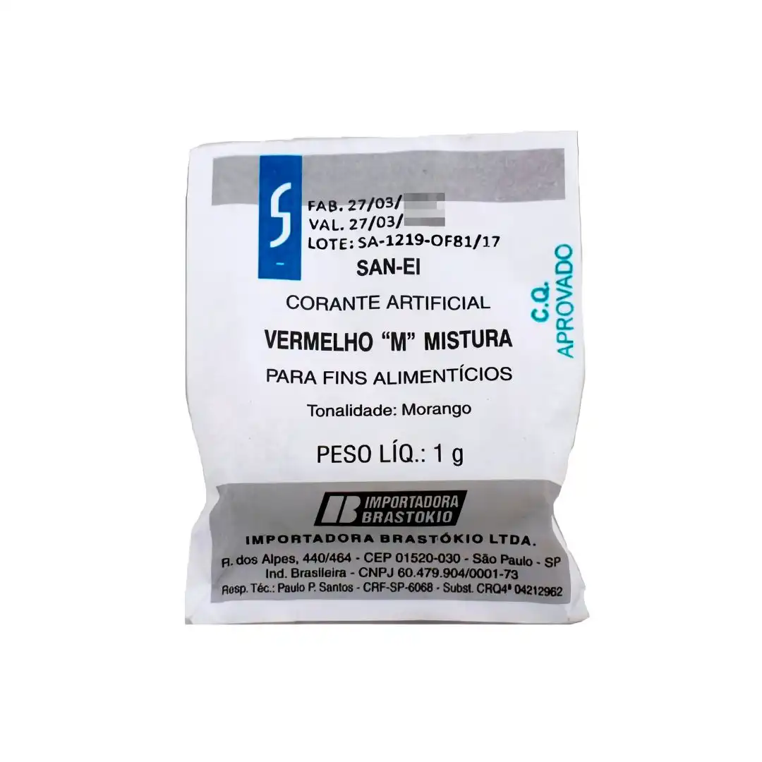 CORANTE ARTIFICIAL ALIMENTICIO SAN-EI VERMELHO 1G