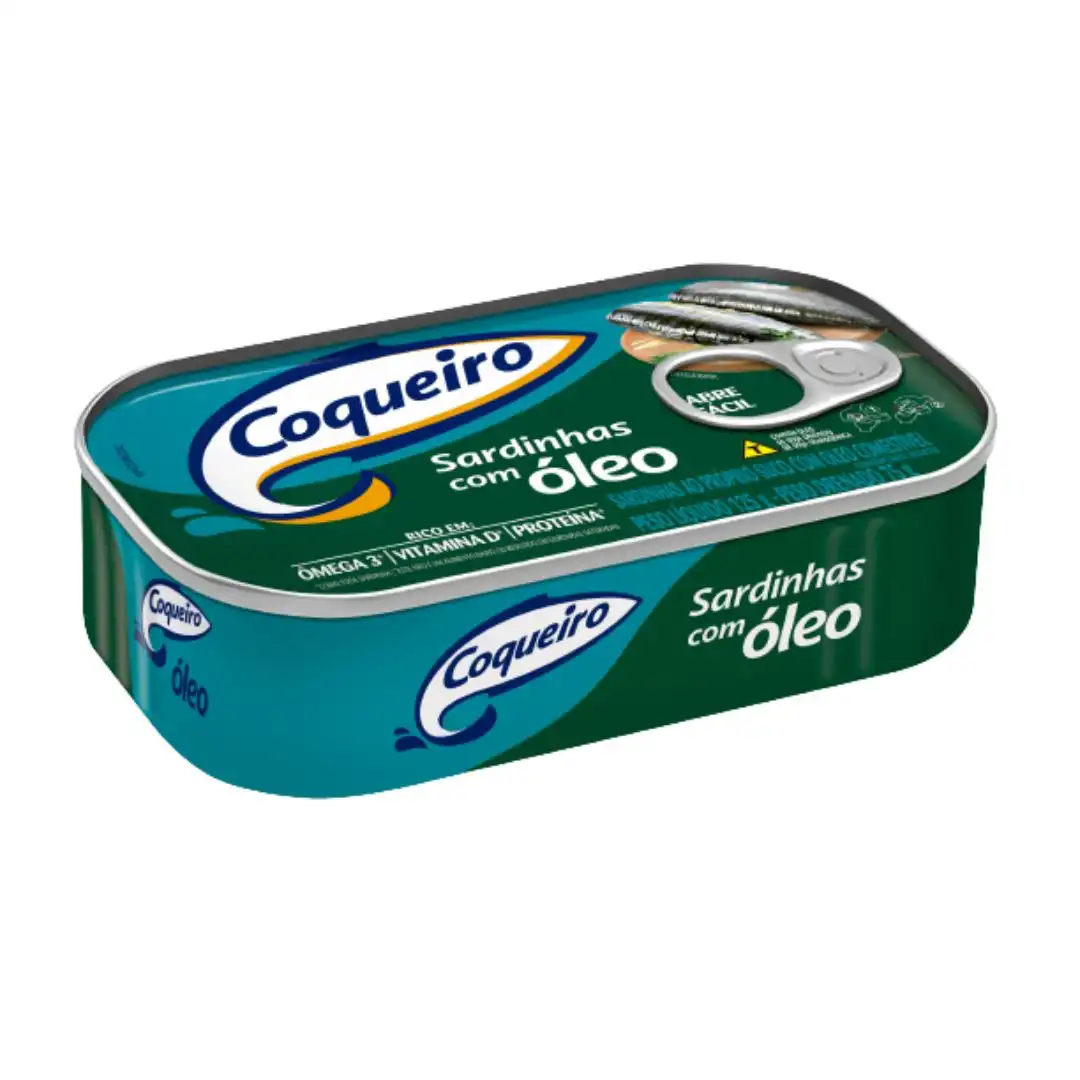 SARDINHA COQUEIRO EM OLEO 125G