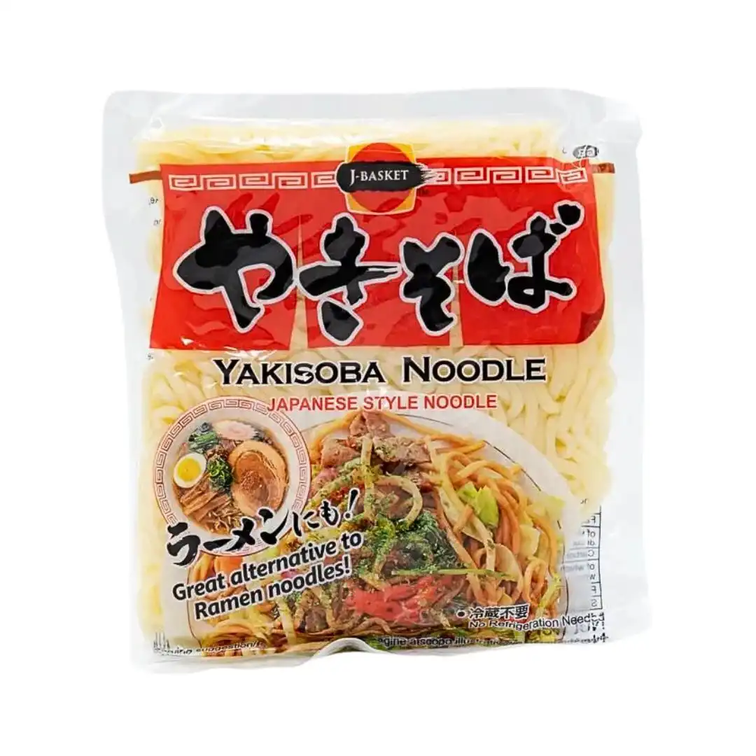 MACARRAO YAKISOBA J-BASKET PRE-COZIDO 150G JAPAO