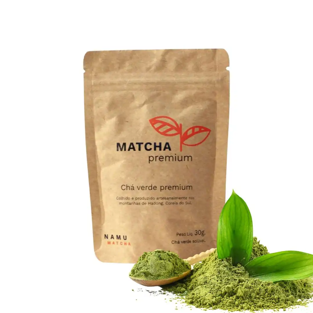 MATCHA NAMU PURO PREMIUM BARISTA CHA VERDE EM PO 30G COREIA