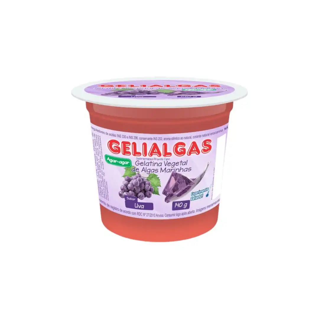 GELATINA VEGETAL GELIALGAS UVA 140G