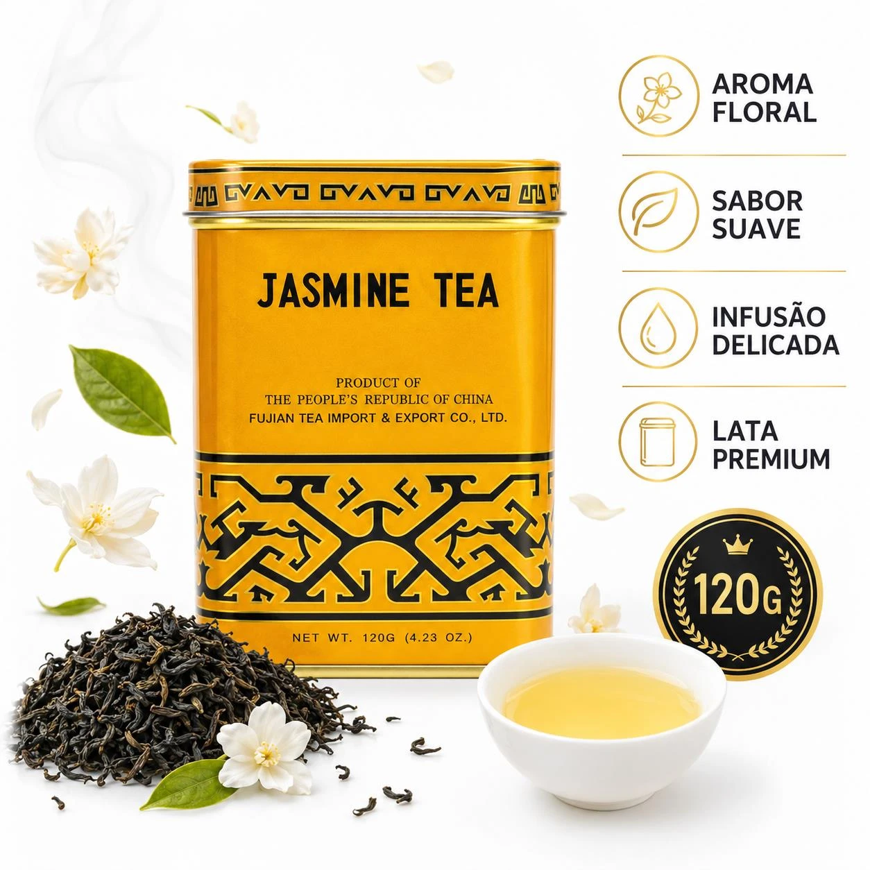 CHA JASMINE TEA FUJIAN LATA 120G CHINA
