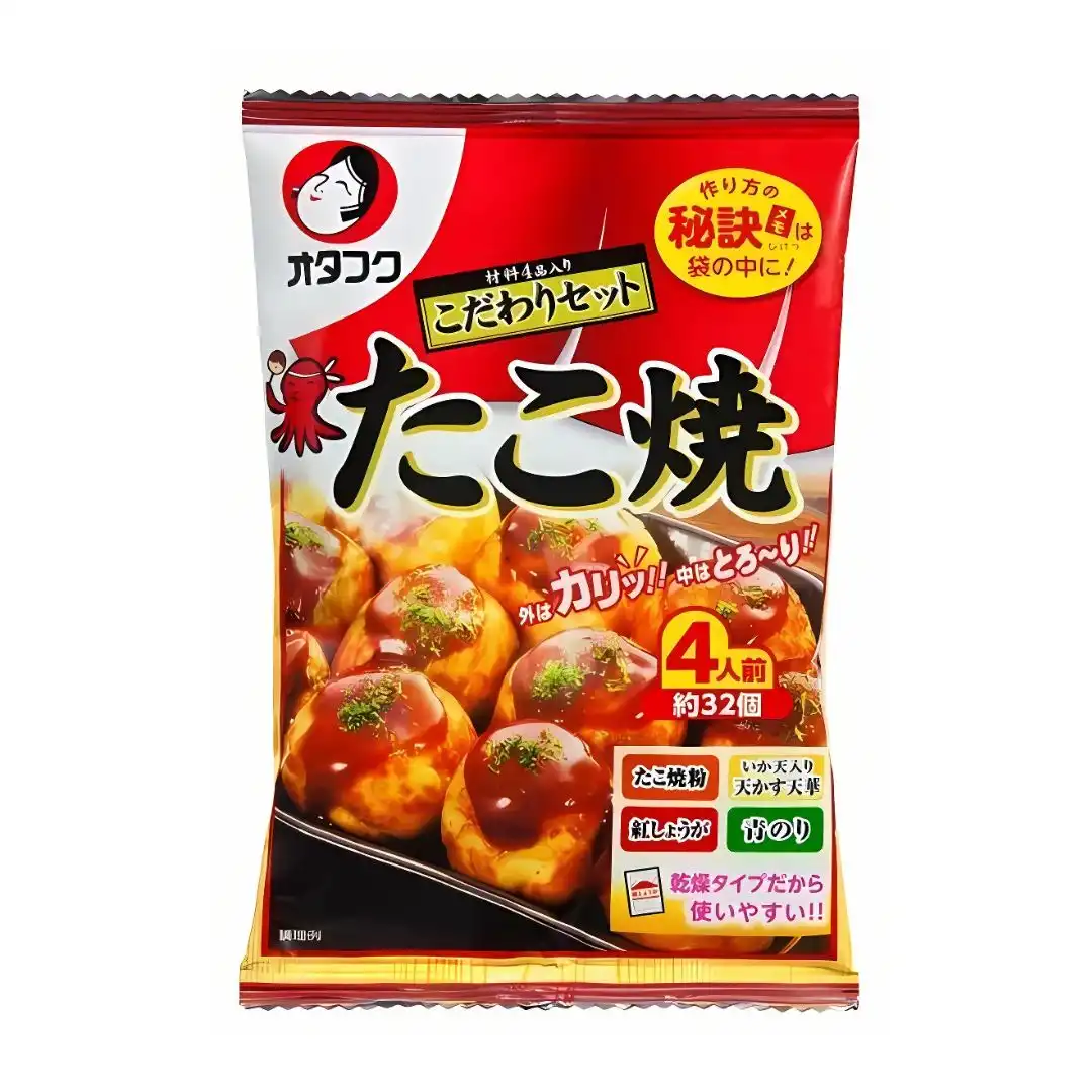 PREPARO PARA TAKOYAKI KODAWARI OTAFUKU 171G 4 PORCOES JAPAO