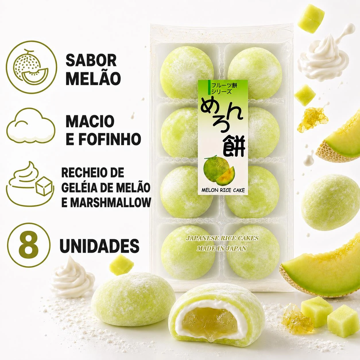 MOTI KUBOTA DAIFUKU MELAO 200G 8UN JAPAO
