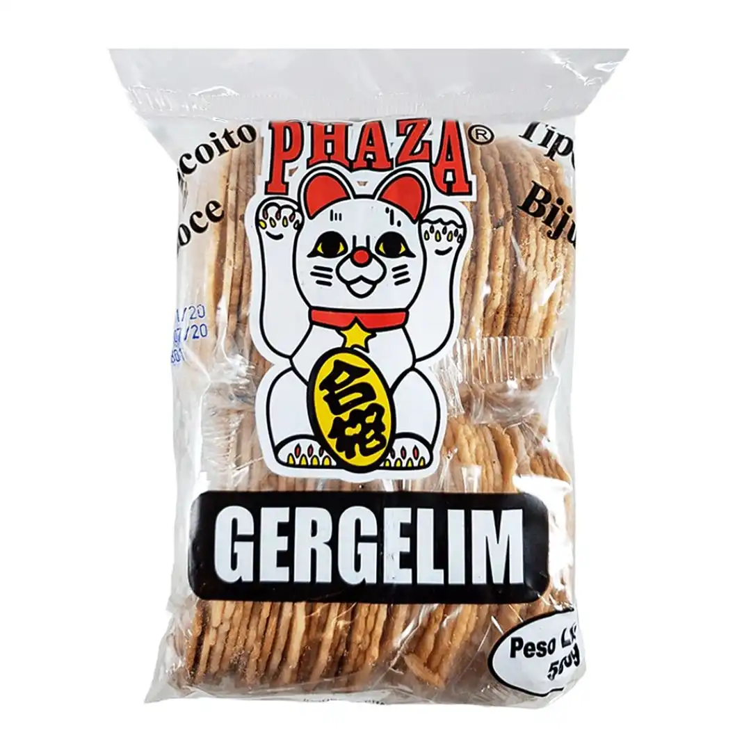 BISCOITO SEMBEI PHAZA GERGELIM 500G