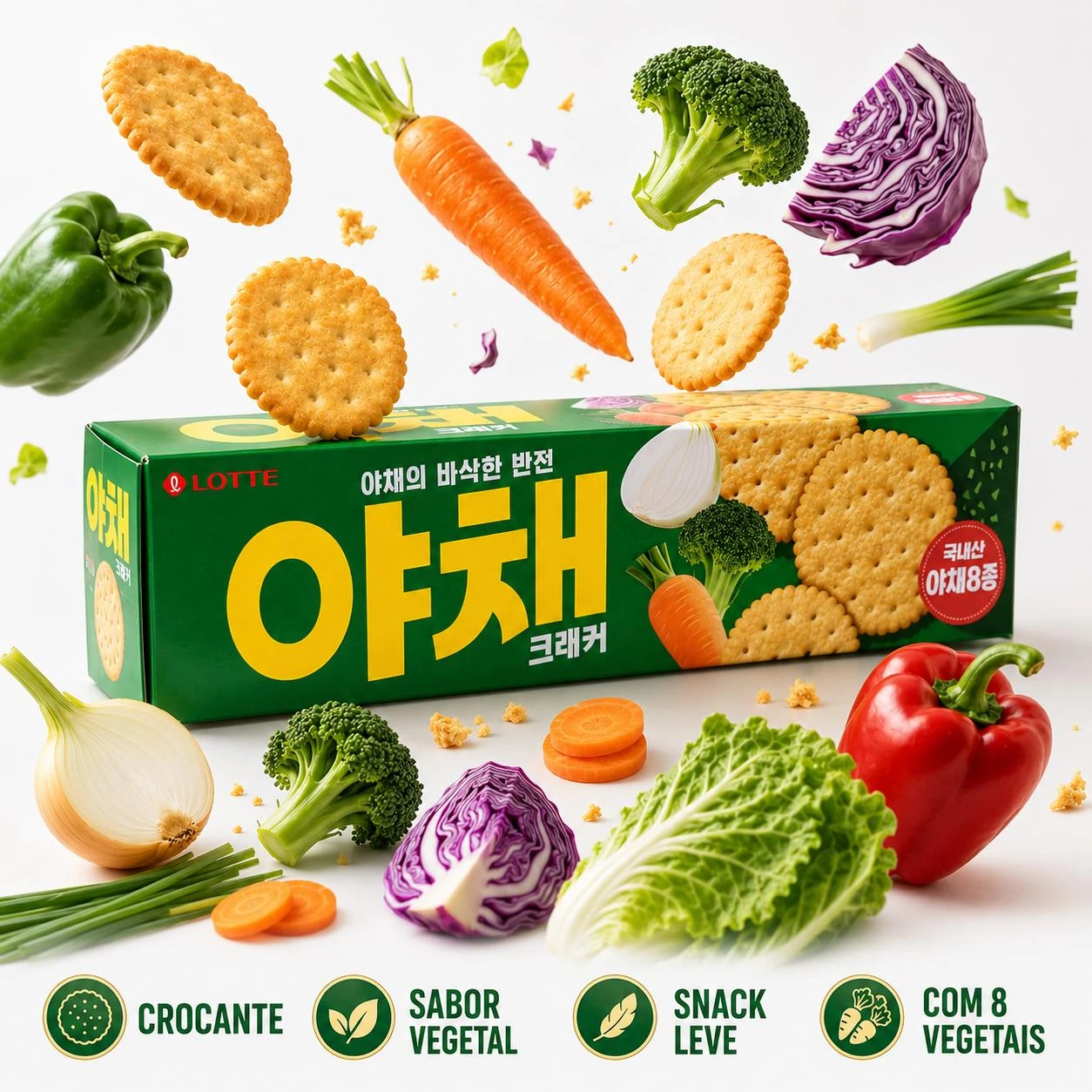 BISCOITO LOTTE VEGETAIS 83G COREIA