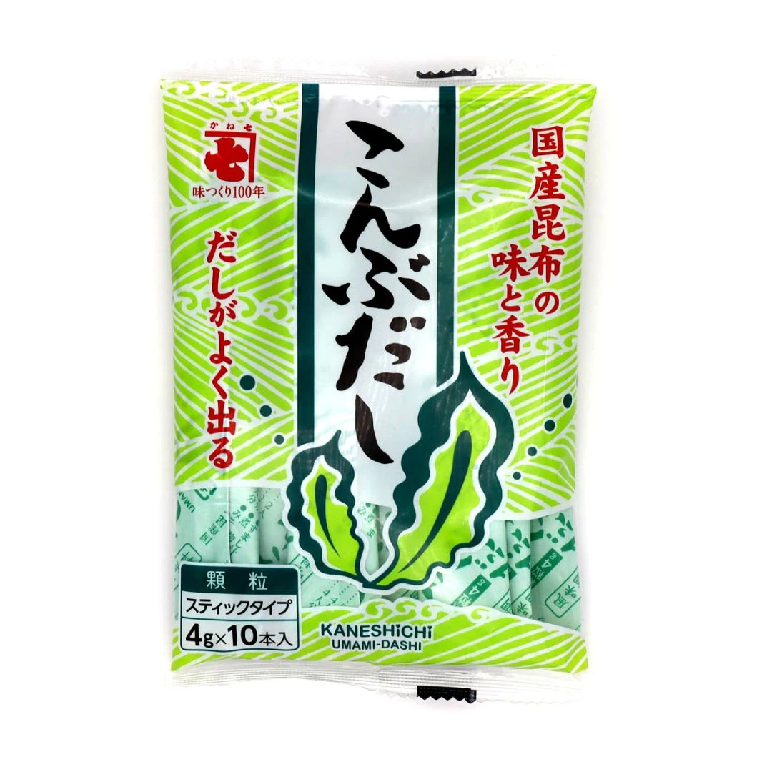 KOMBU DASHI KANESHICHI TEMPERO DE ALGA 40G 10UN JAPAO