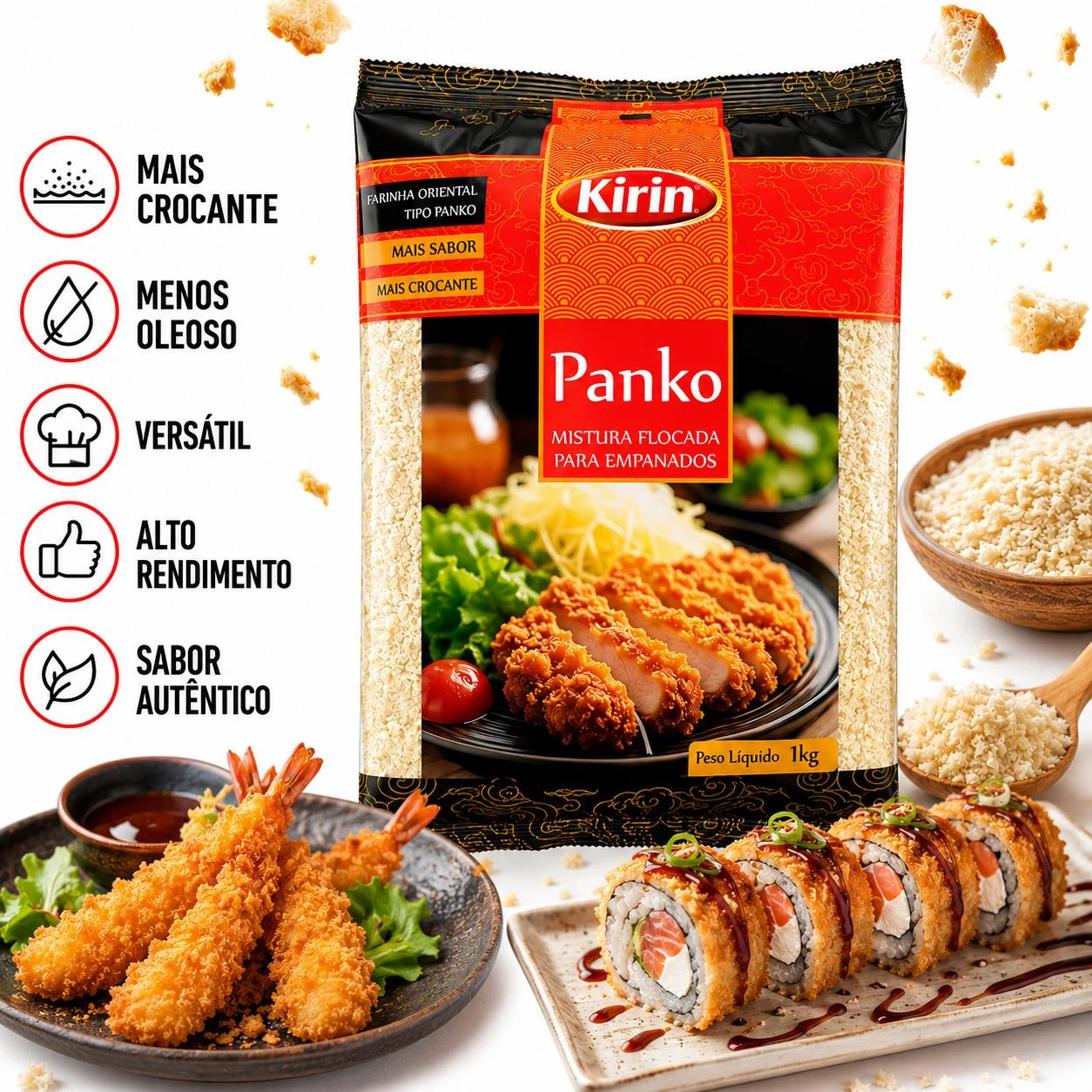 FARINHA PANKO KIRIN 1KG