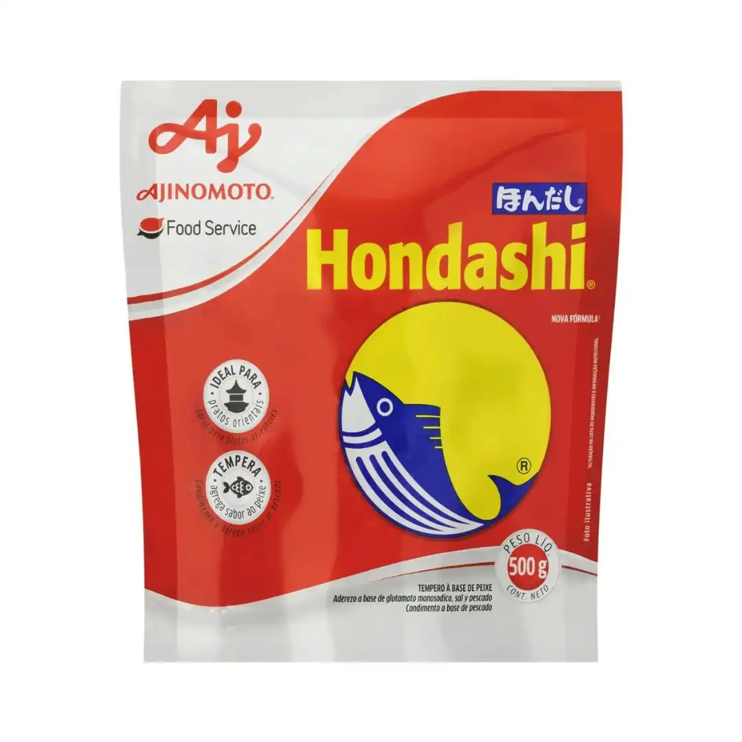 TEMPERO DE PEIXE HONDASHI PROFISSIONAL 500G