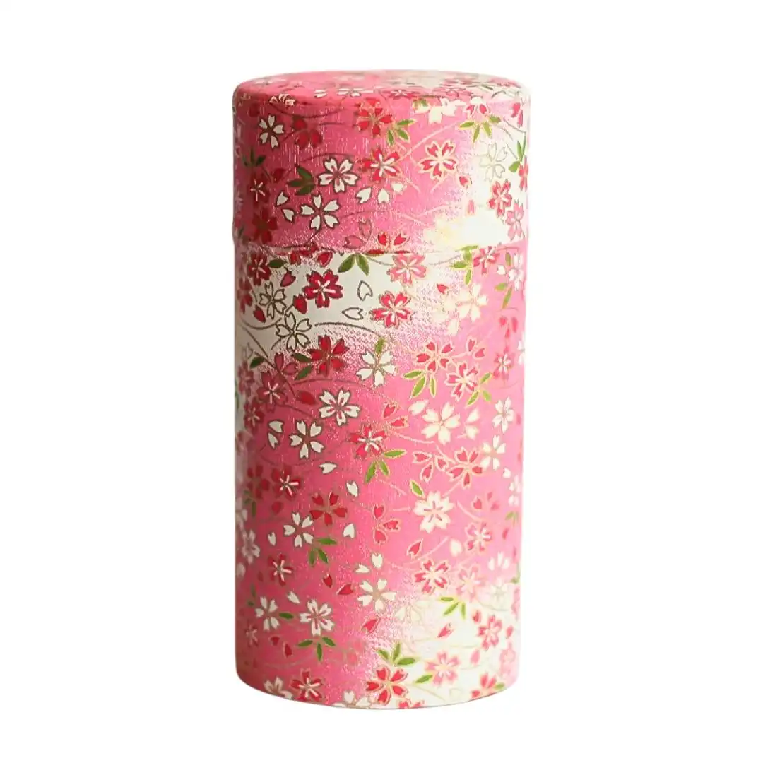 POTE PORTA CHA NITTOH LATA SAKURA ROSA 530-012P JAPAO