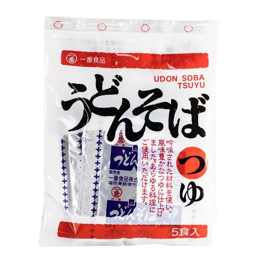 BASE DE CALDO UDON SOBA TSUYU ICHIBAN PO 50G 5UN JAPAO