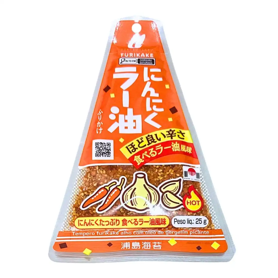 FURIKAKE URASHIMA ALHO E LA-YU TEMPERO ARROZ 33G JAPAO
