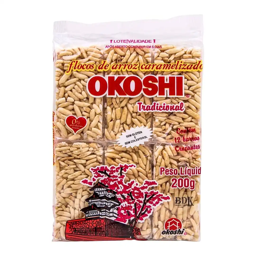 ARROZ CARAMELIZADO OKOSHI TRADICIONAL 200G