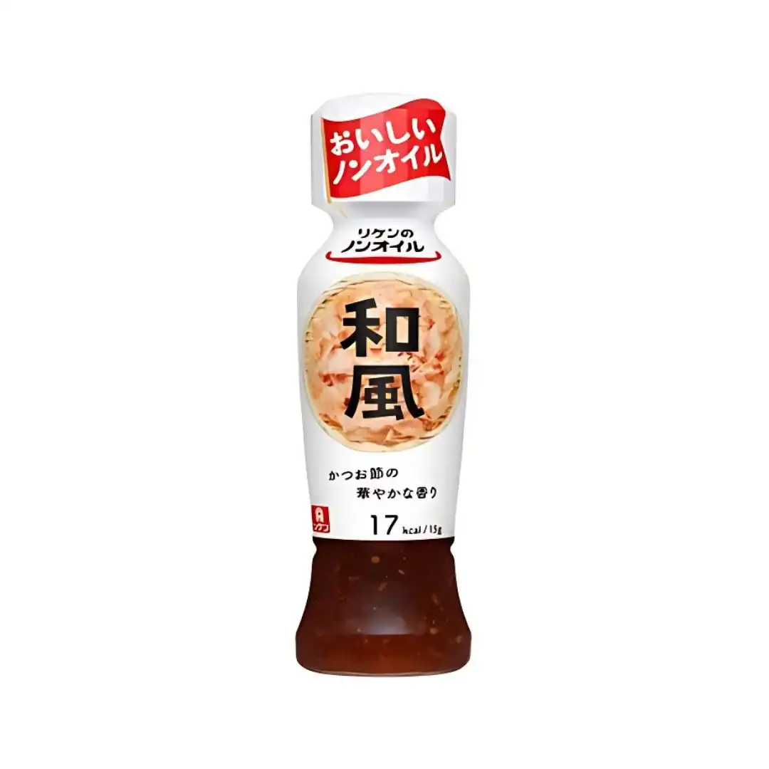 MOLHO PARA SALADA RIKEN WAFU KATSUOBUSH SEM OLEO 190ML JAPAO