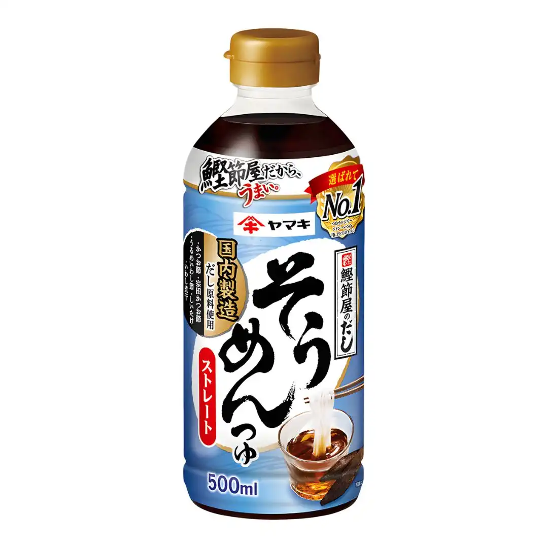 TSUYU SOMEN YAMAKI BASE DE CALDO 500ML JAPAO