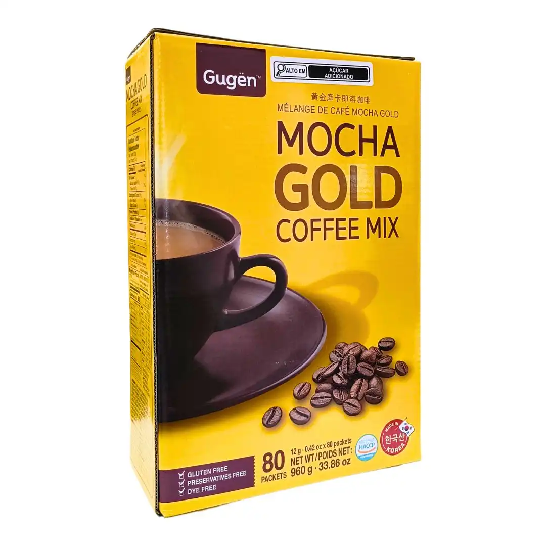 CAFE INSTANTANEO GUGEN MOCHA GOLD 80 SACHES 960G COREIA