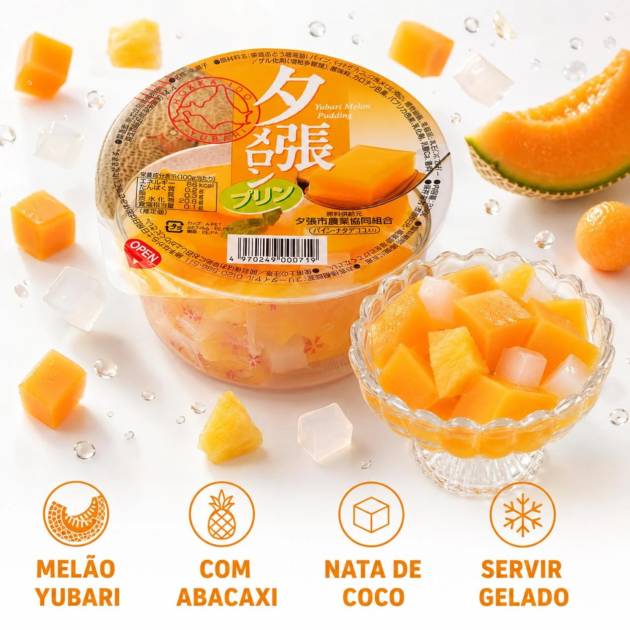 ANMITSU OKAZAKI BUSSAN PUDIM MELAO YUBARI 300G JAPAO