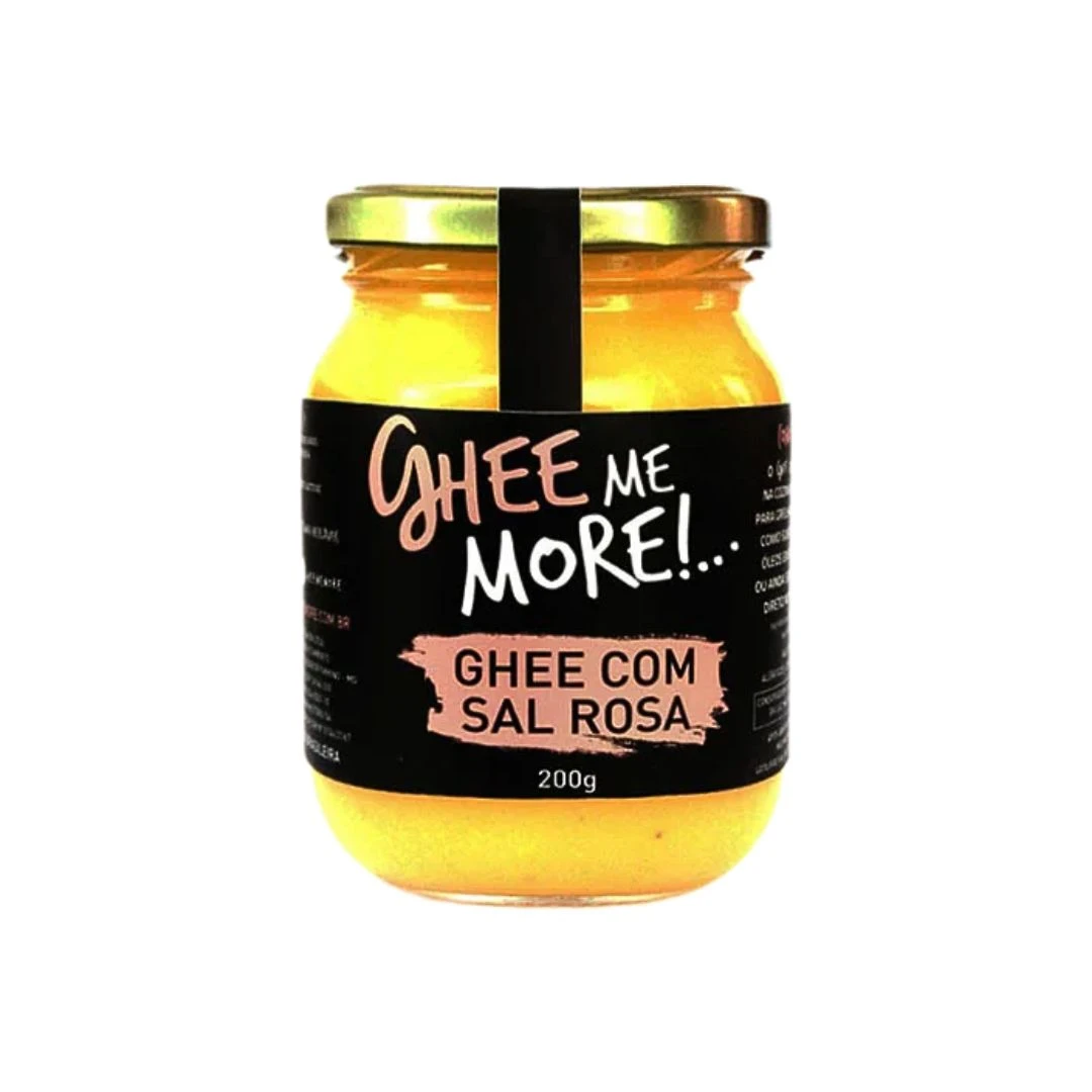MANTEIGA GHEE ME MORE COM SAL ROSA 200G
