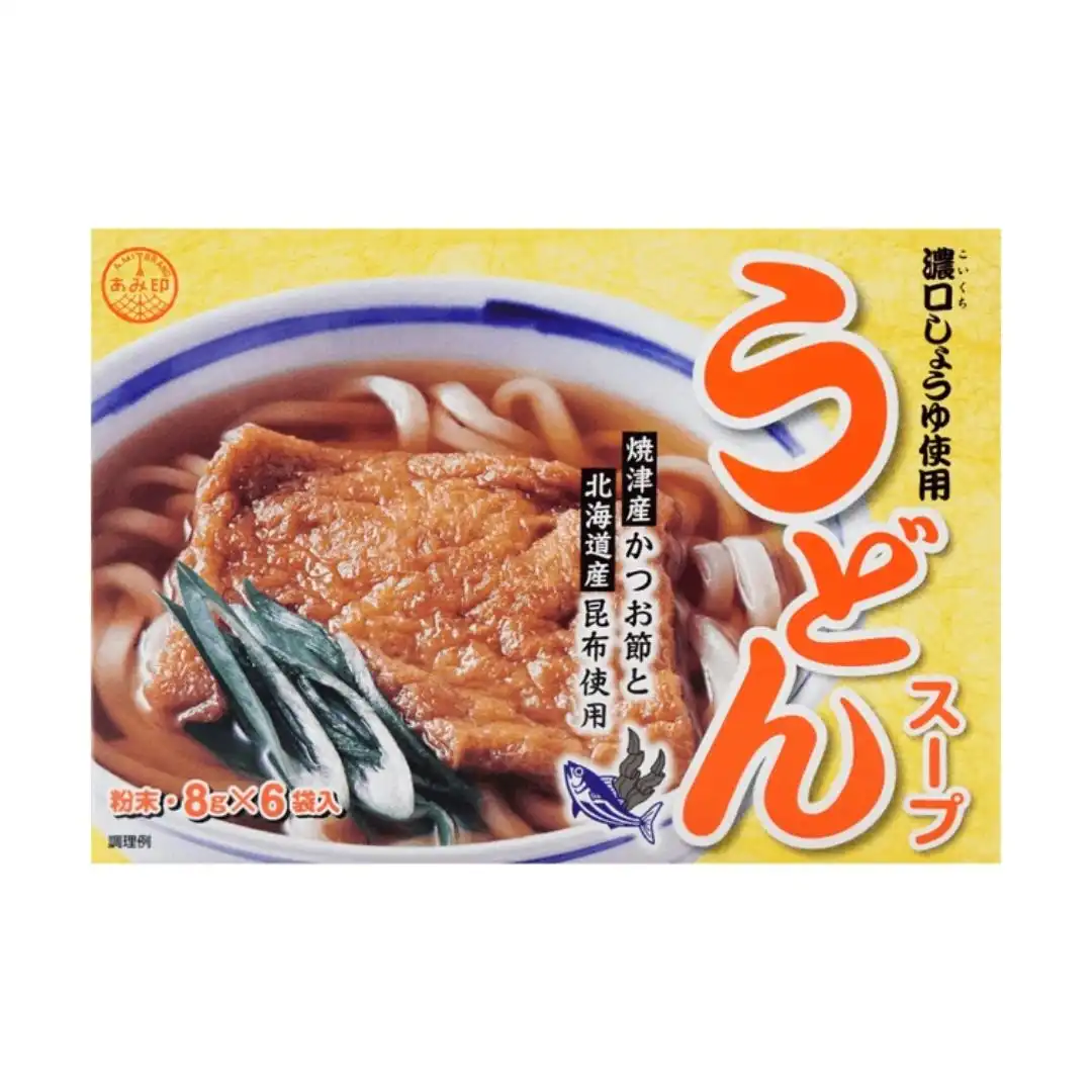 TEMPERO PRONTO PARA SOPA UDON AMIJIRUSHI 48G 8UN JAPAO