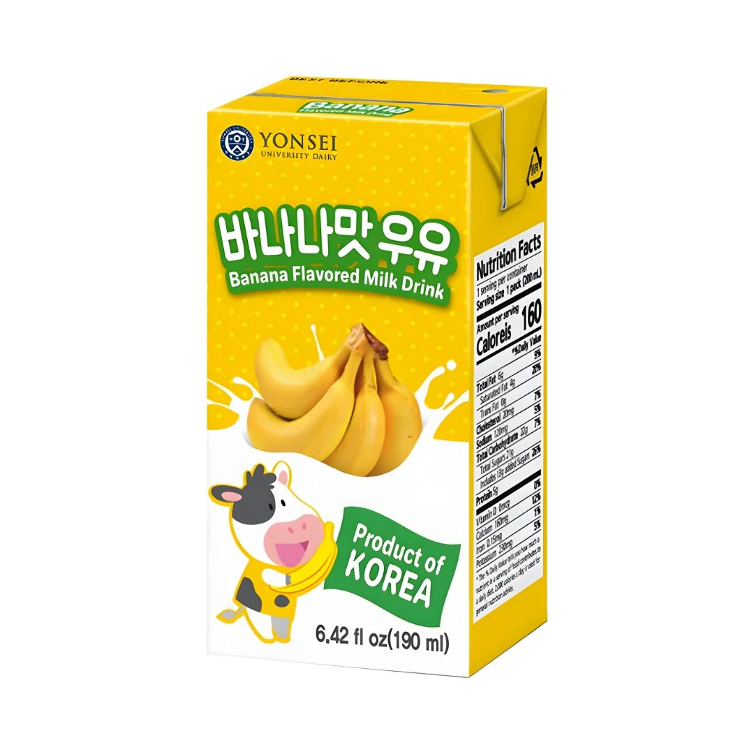 LEITE DE BANANA YONSEI 190ML COREIA