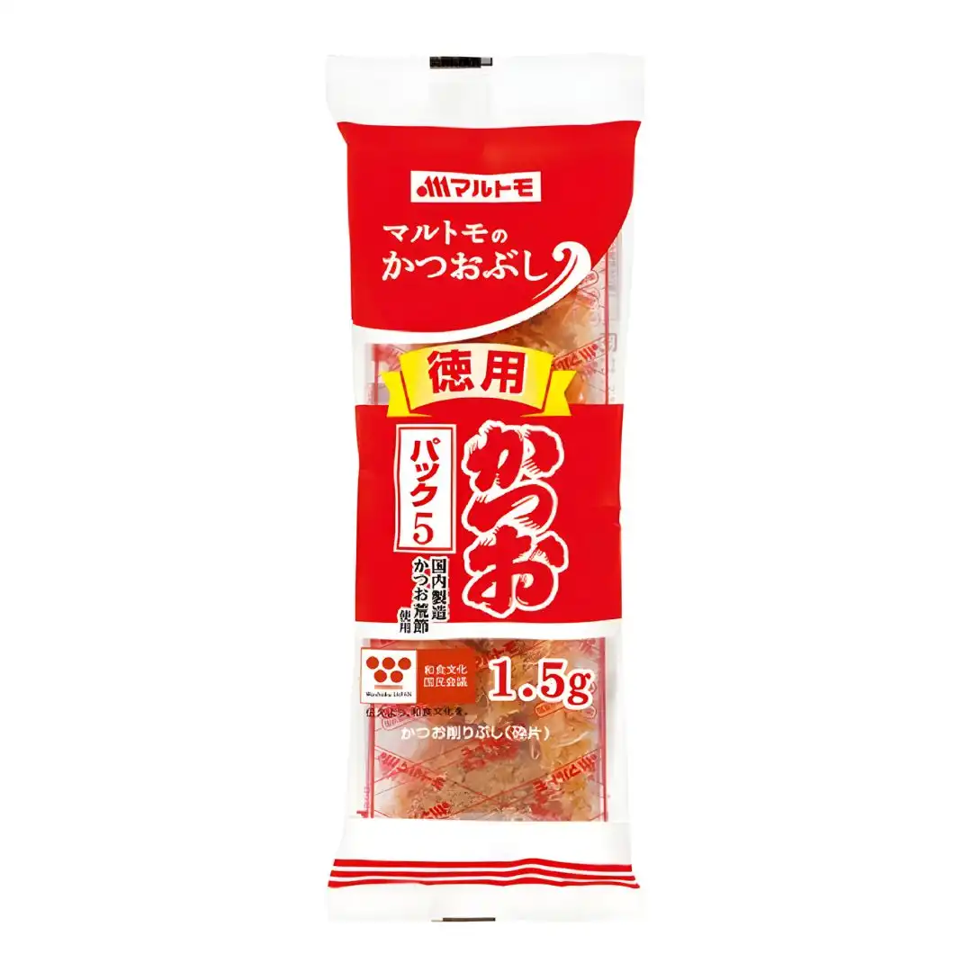 KATSUOBUSHI MARUTOMO FLOCOS PEIXE BONITO 7,5G 1,5GX5UN JAPAO