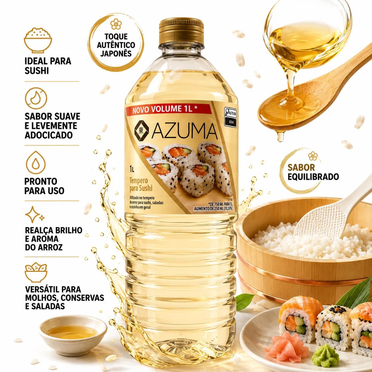TEMPERO PARA SUSHI AZUMA 1L