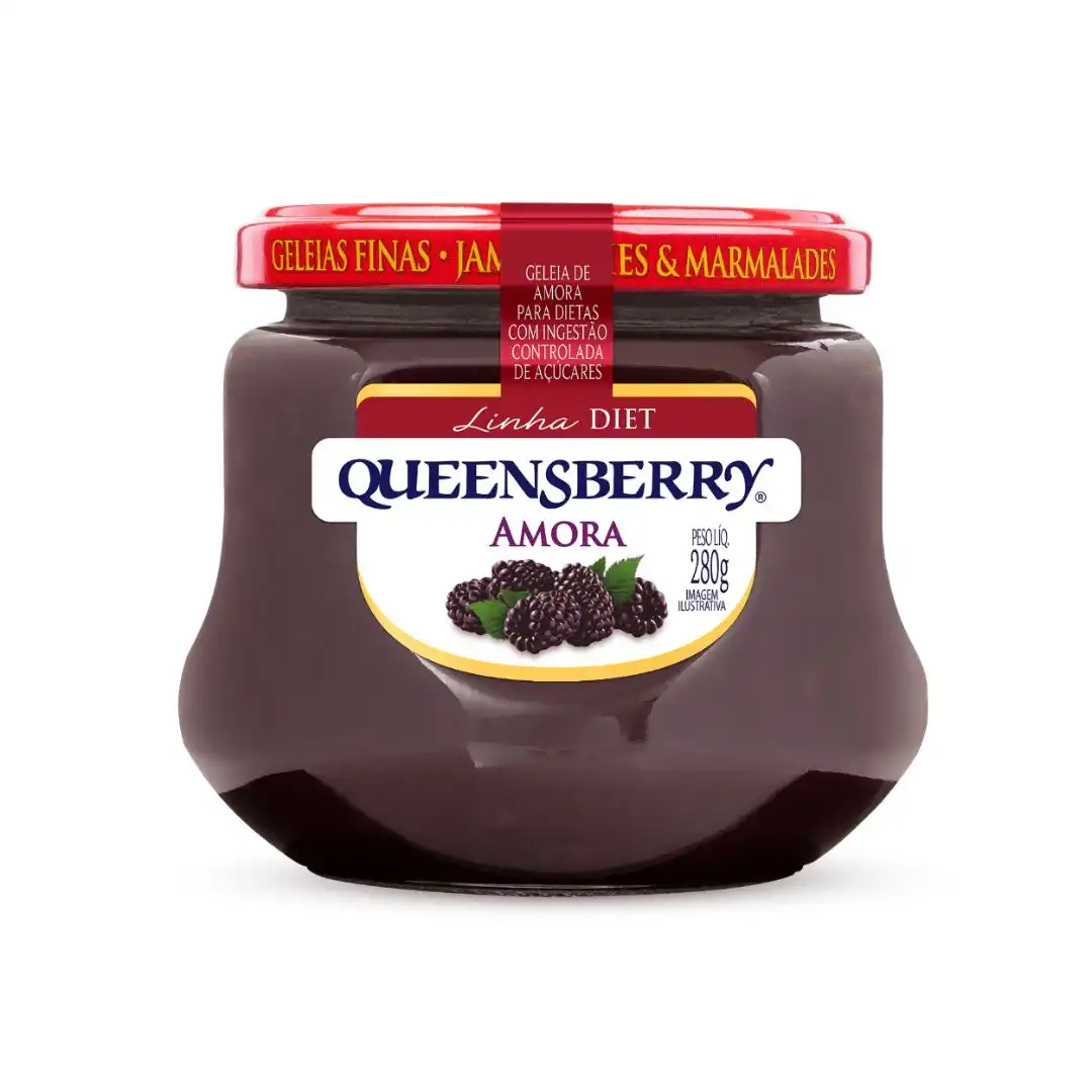 GELEIA QUEENSBERRY 280G DIET AMORA