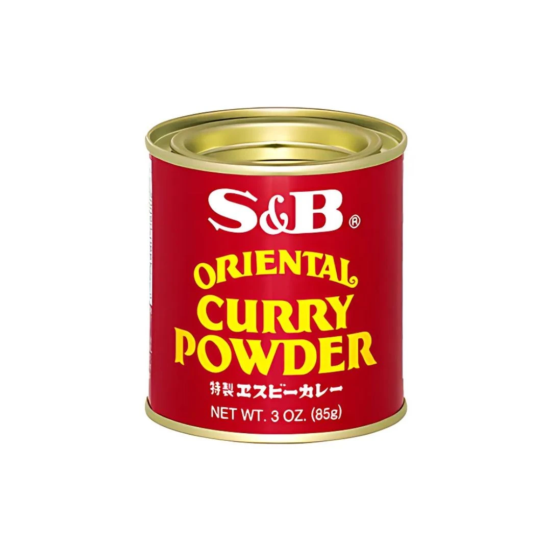 CURRY POWDER S&B CHUKARA PICANCIA MEDIA EM PO LATA 85G JAPAO