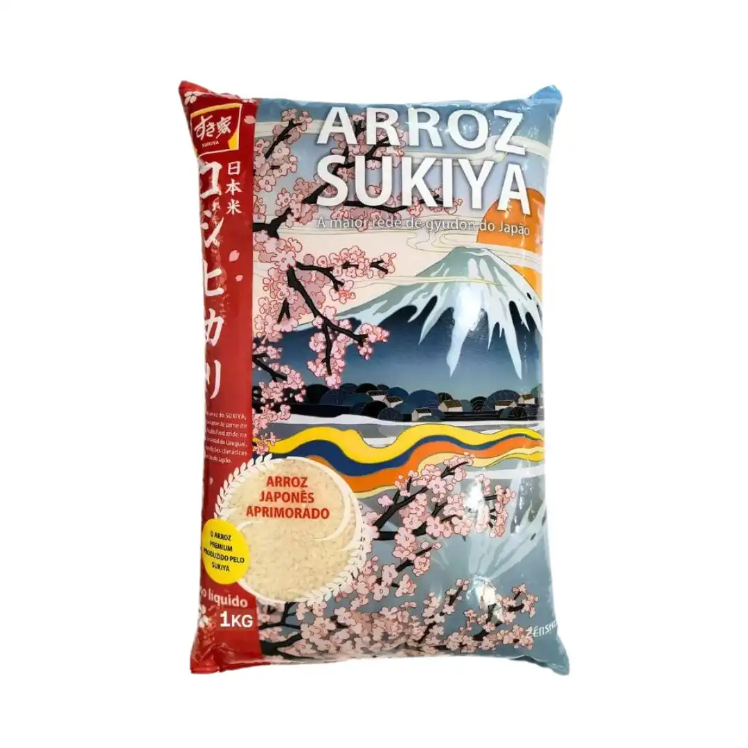 ARROZ ORIENTAL SUKIYA KOSHIHIKARI GRAO CURTO 1KG URUGUAI
