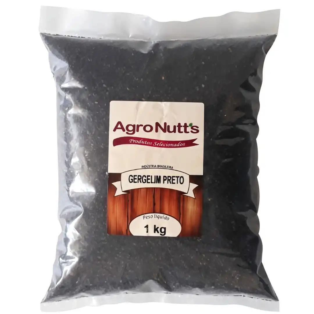 GERGELIM AGRONUTTS PRETO 1KG