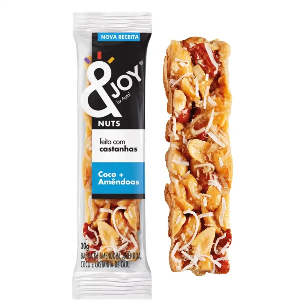 BARRA MIXED NUTS &JOY COCO E AMENDOAS 30G