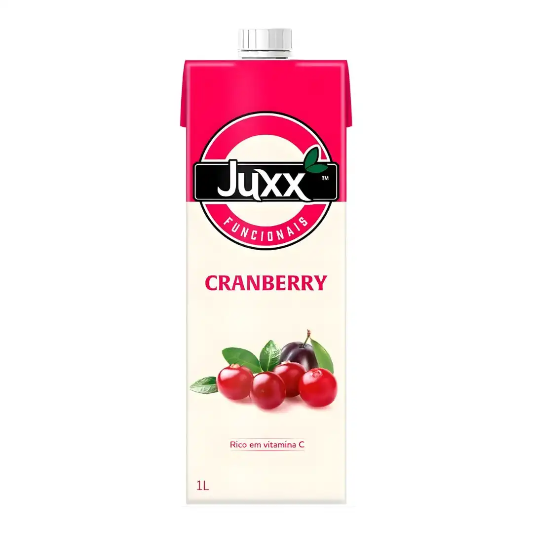 SUCO JUXX CRANBERRY 1L BEBIDA DE FRUTA ADOCADA