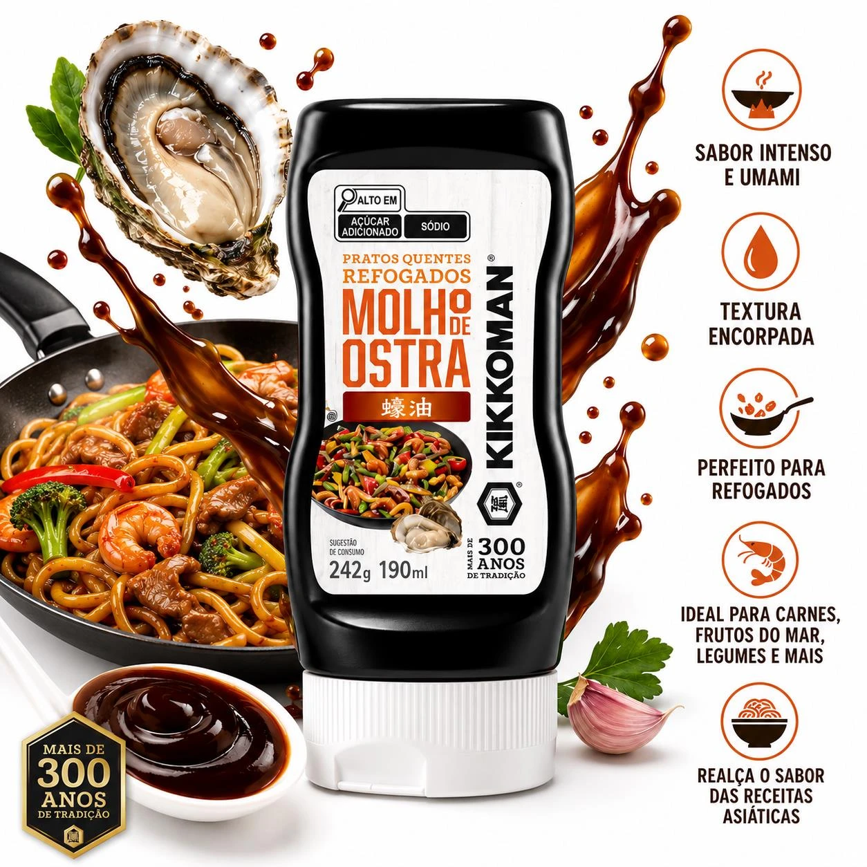 MOLHO OSTRA KIKKOMAN 190ML