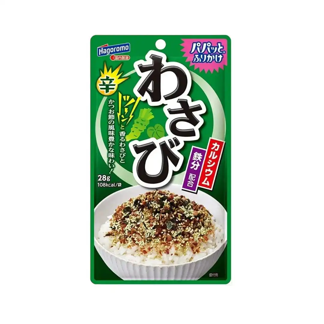 FURIKAKE HAGOROMO WASABI TEMPERO ARROZ 26G JAPAO