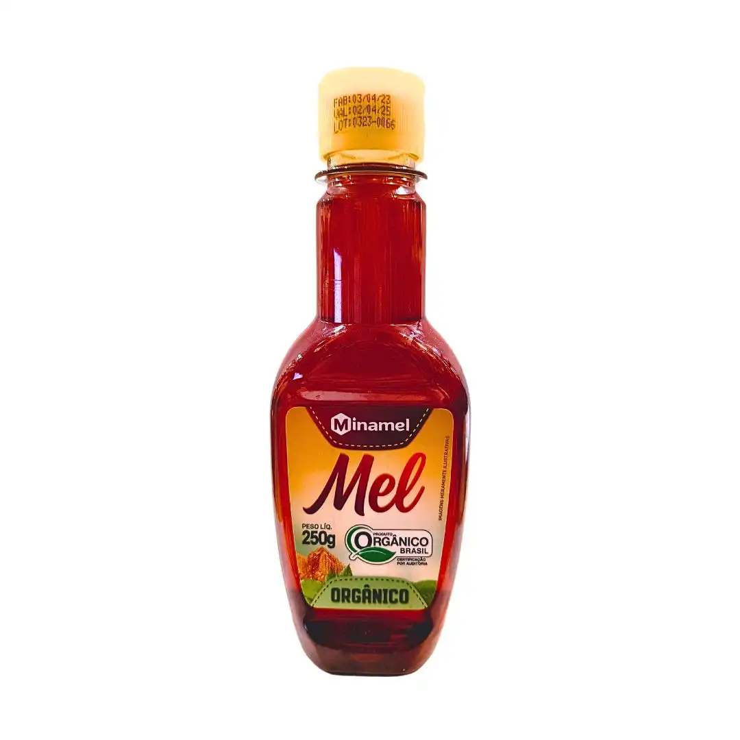 MEL SILVESTRE ORGANICO MINAMEL BISNAGA 250G