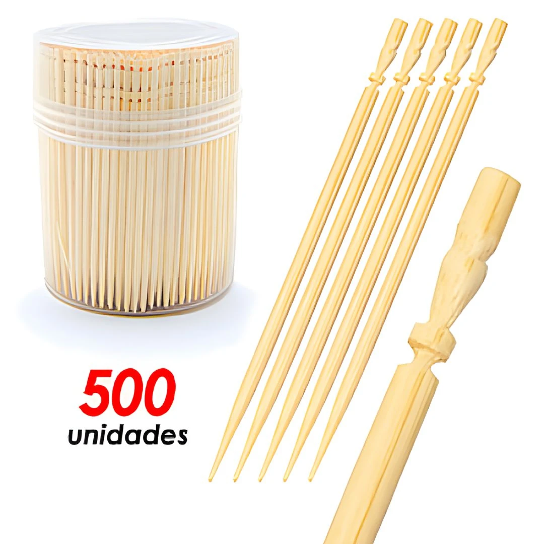 PALITO DE DENTE MADEIRA TOWA 500UN CHINA
