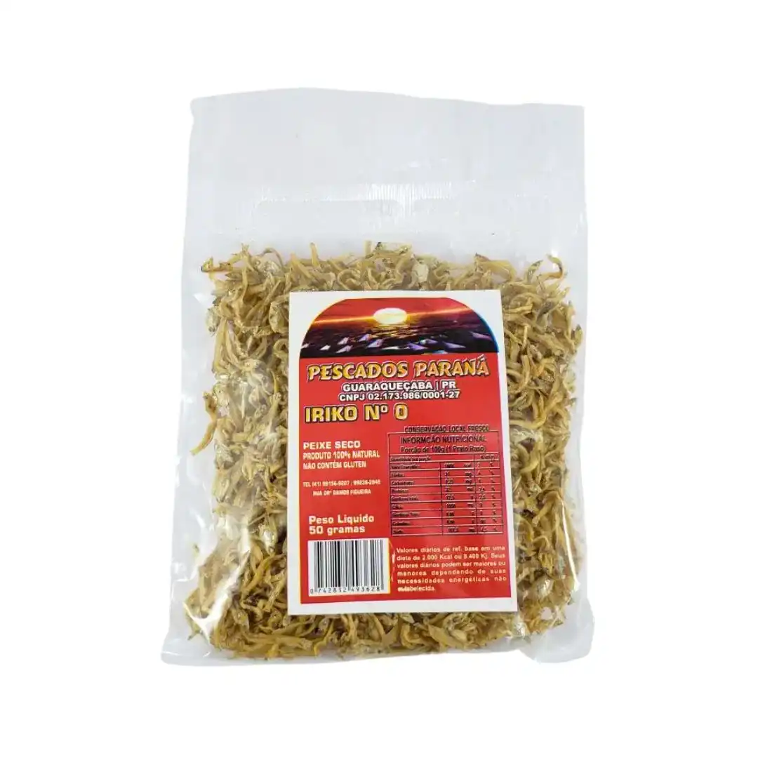 PEIXE SECO IRIKO PARANA N.0 50G