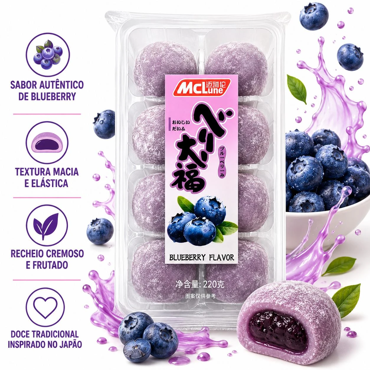 MOTI MCLUNE DAIFUKU BLUEBERRY 220G 8UN CHINA