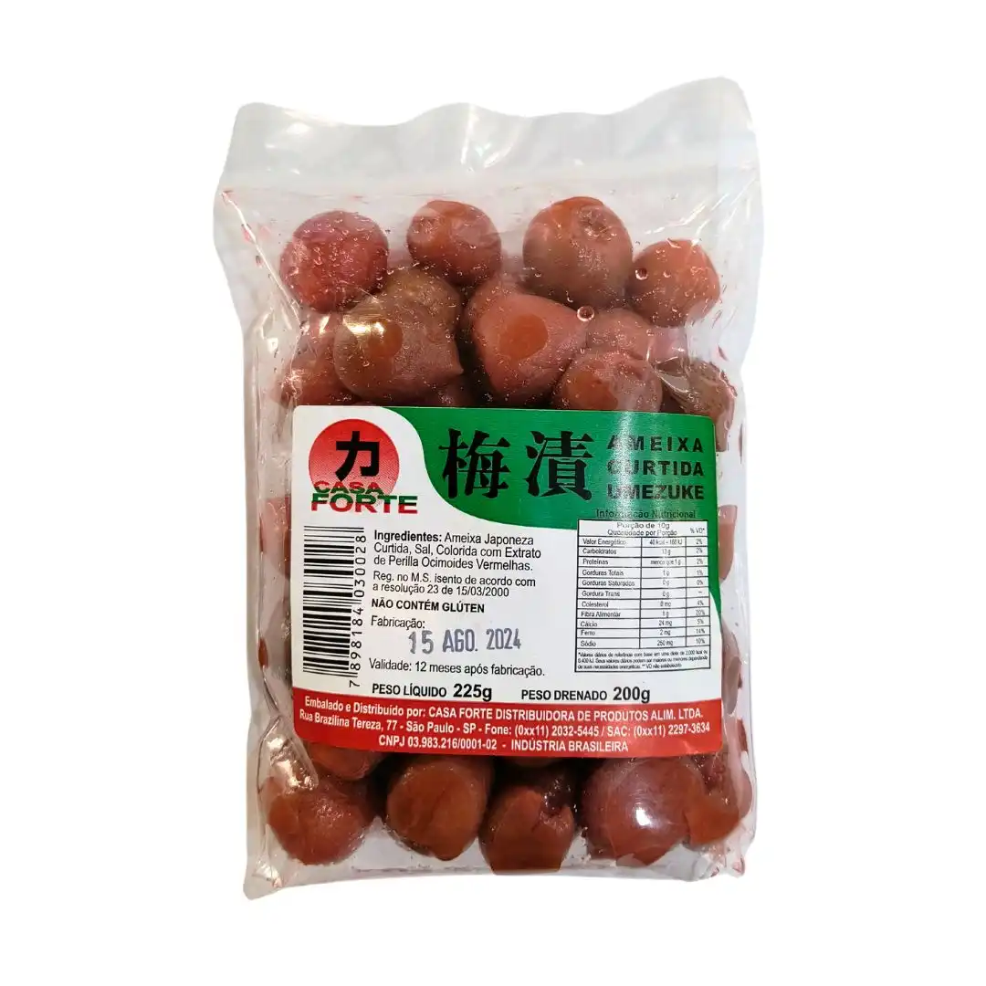 UMEBOSHI UMEZUKE CASA FORTE AMEIXA EM CONSERVA 200G