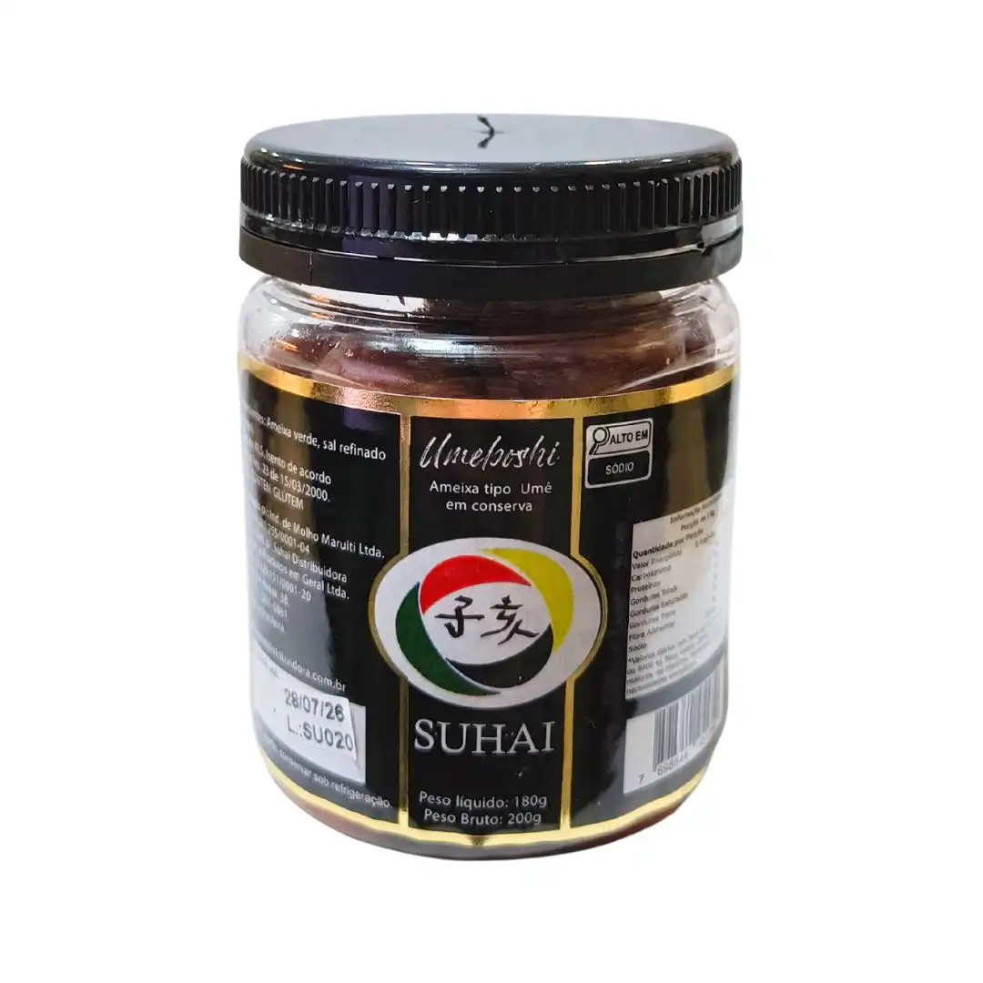 UMEBOSHI SUHAI AMEIXA EM CONSERVA 180G