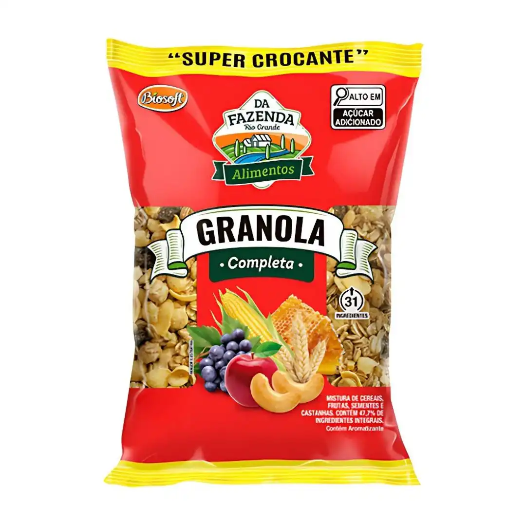 GRANOLA DA FAZENDA CROCANTE COMPLETA 1KG