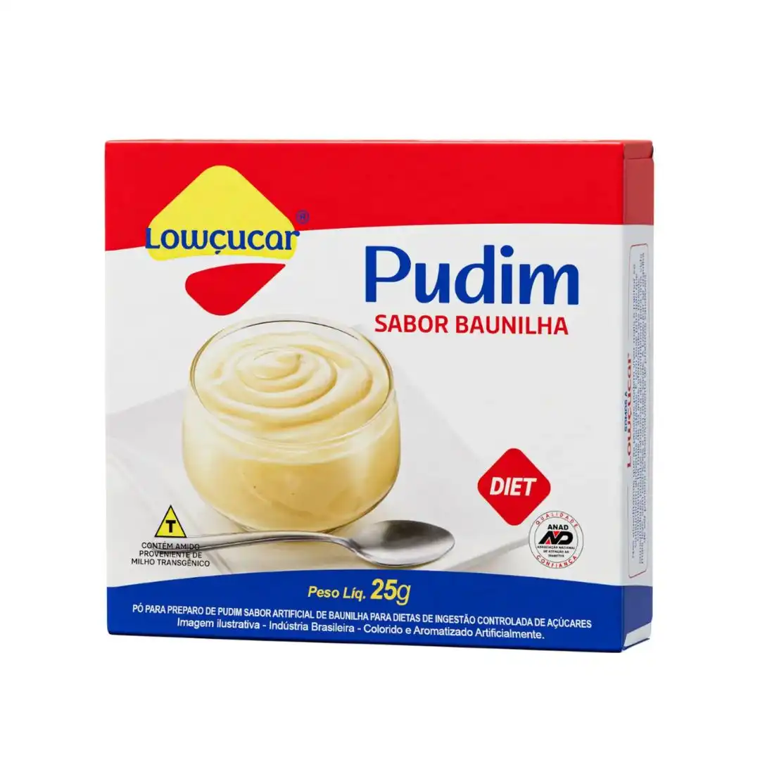 PUDIM PO LOWCUCAR BAUNILHA 25G ZERO ACUCAR