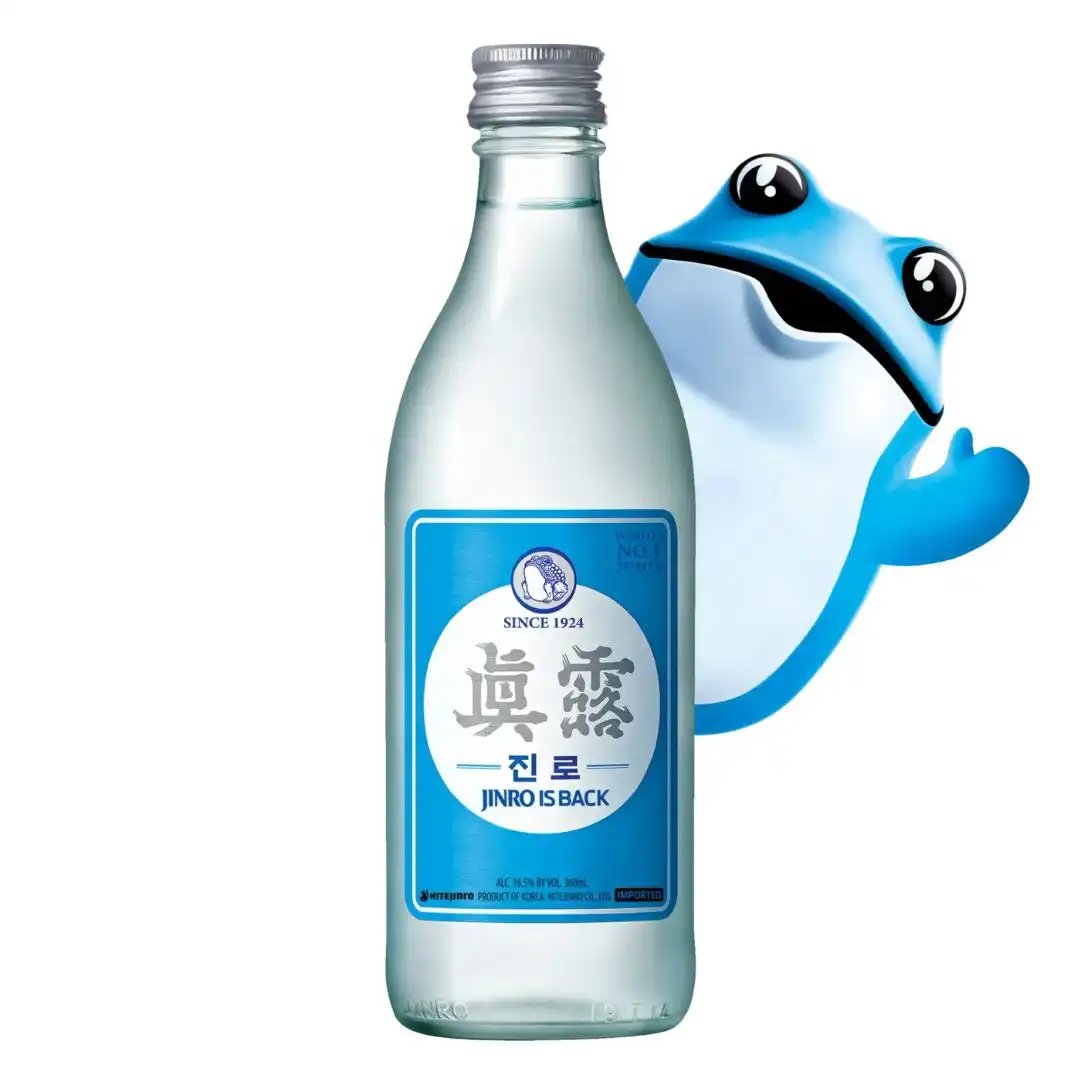 DESTILADO SOJU HITEJINRO JINRO IS BACK 360ML COREIA