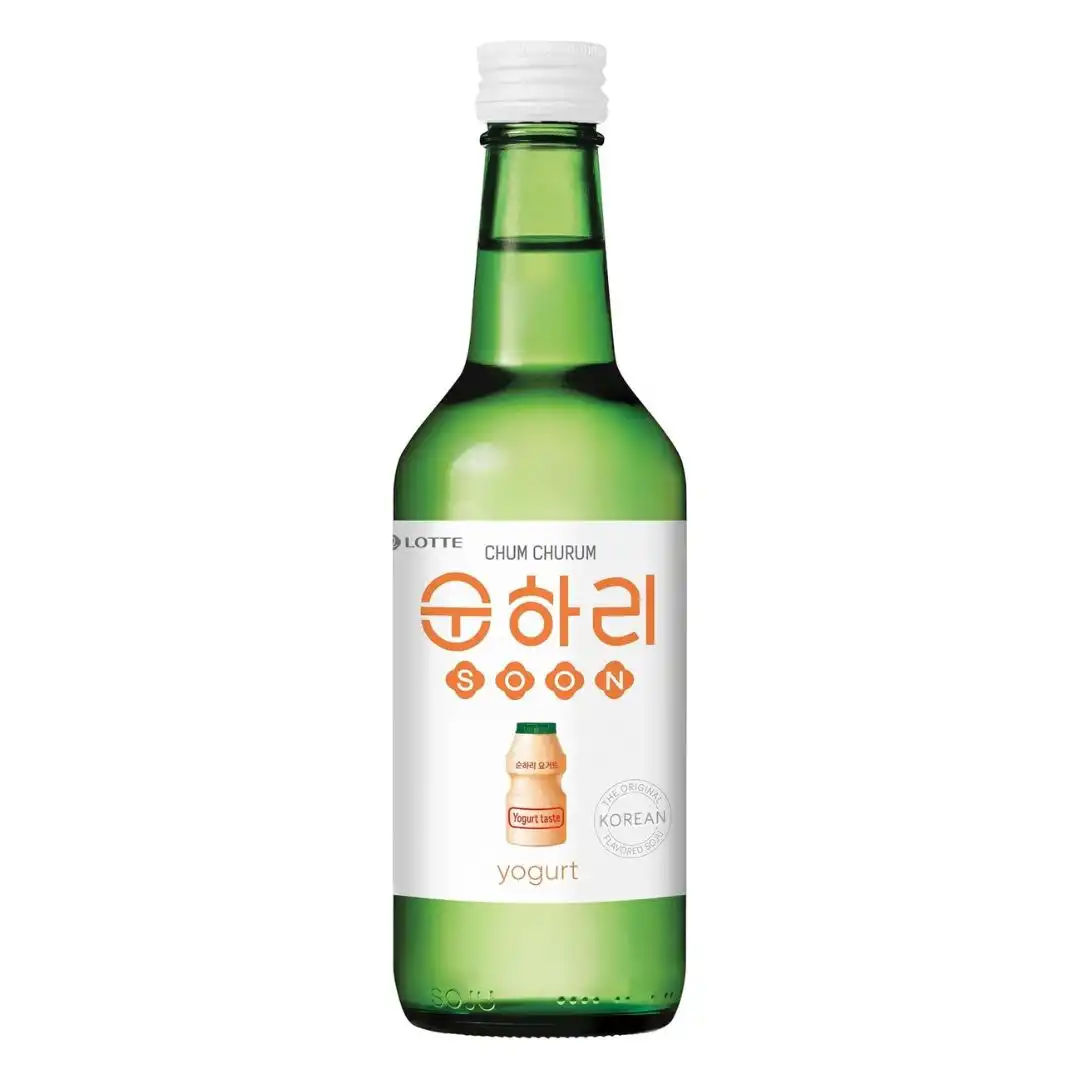 DESTILADO SOJU CHUM CHURUM LOTTE YOGURT 360ML COREIA